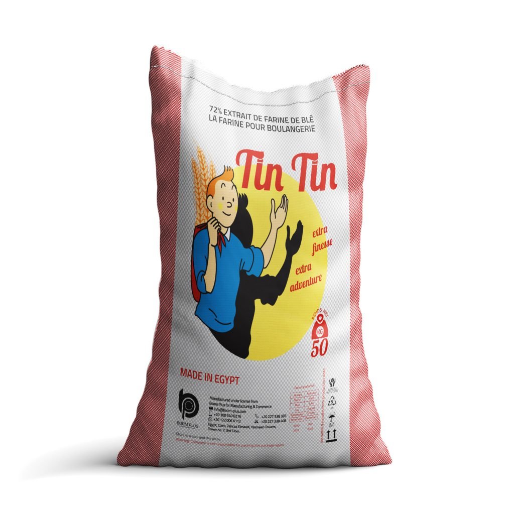 Wheat flour 50 kg Tin Tin brand / Flour bags