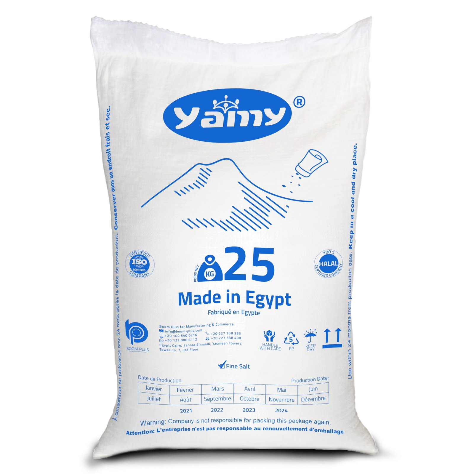 Yamy Blue (25kg) | The African Salt Brand - Boom Plus