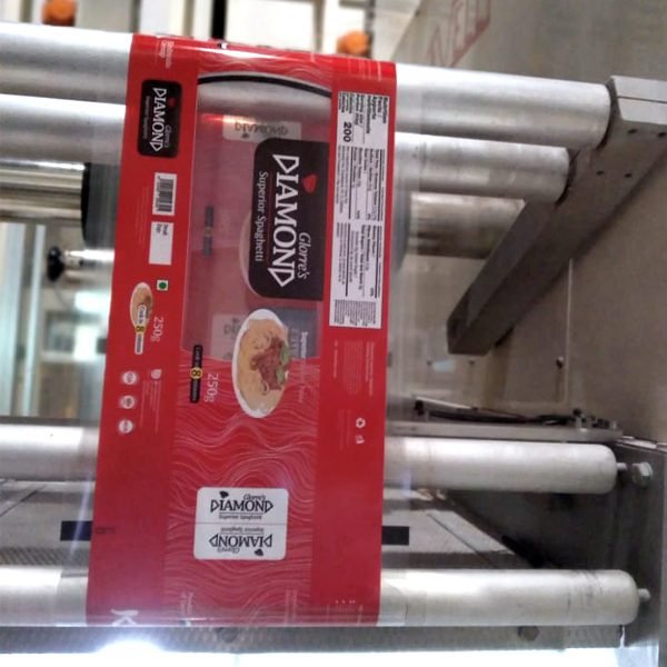 Package of diamond Spaghetti in the machine