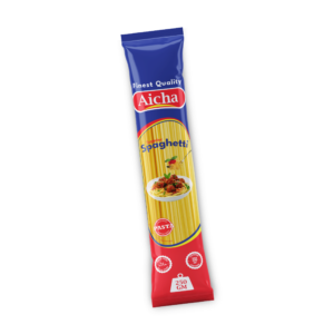 Premium Aicha 250g Spaghetti 1.2mm | Thin Long Pasta | Egypt Factory