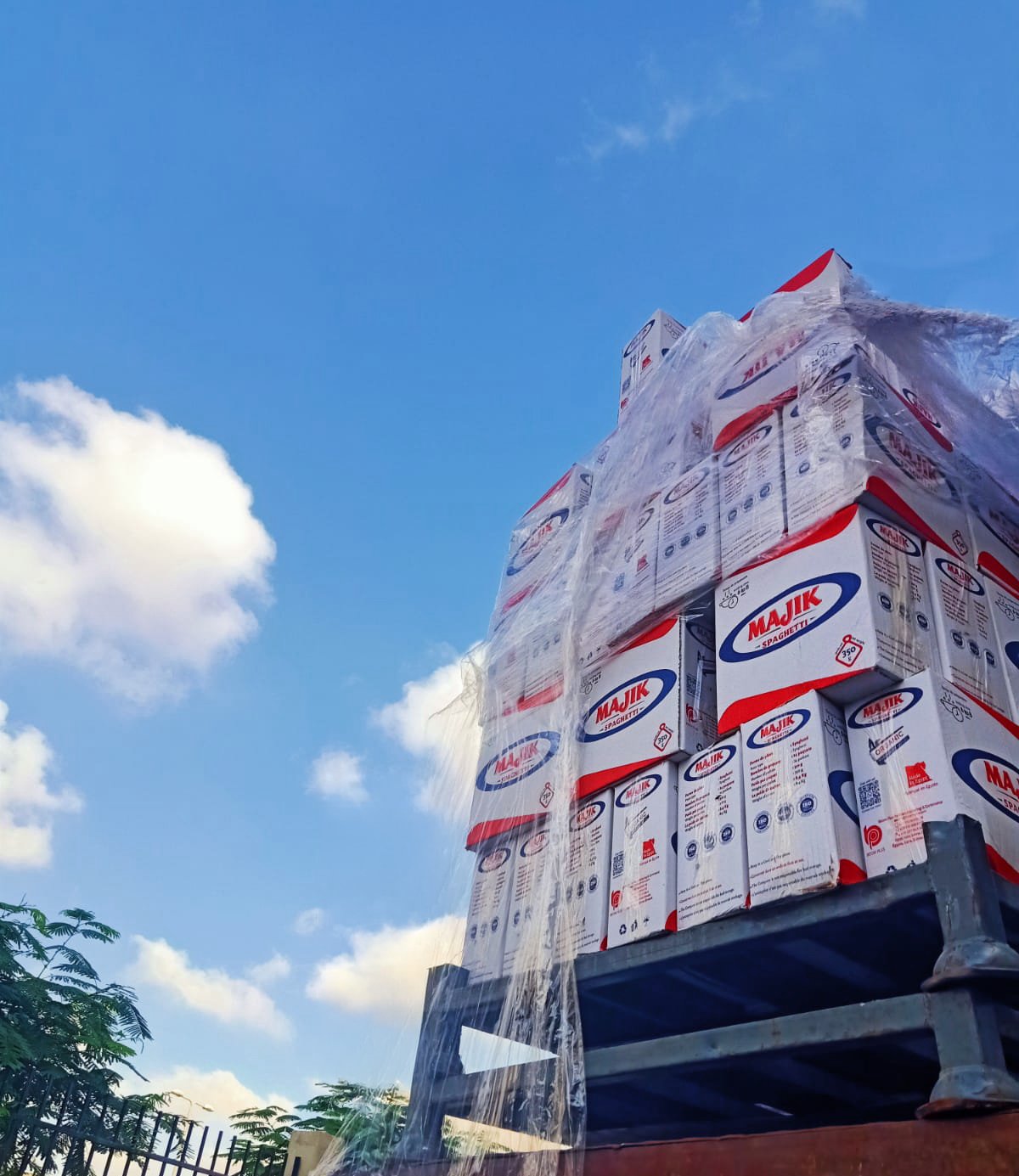 Majik Brand 1.6mm Egyptian Long Spaghetti | 350g Sack 8.4kg Carton 100% Wheat Flour