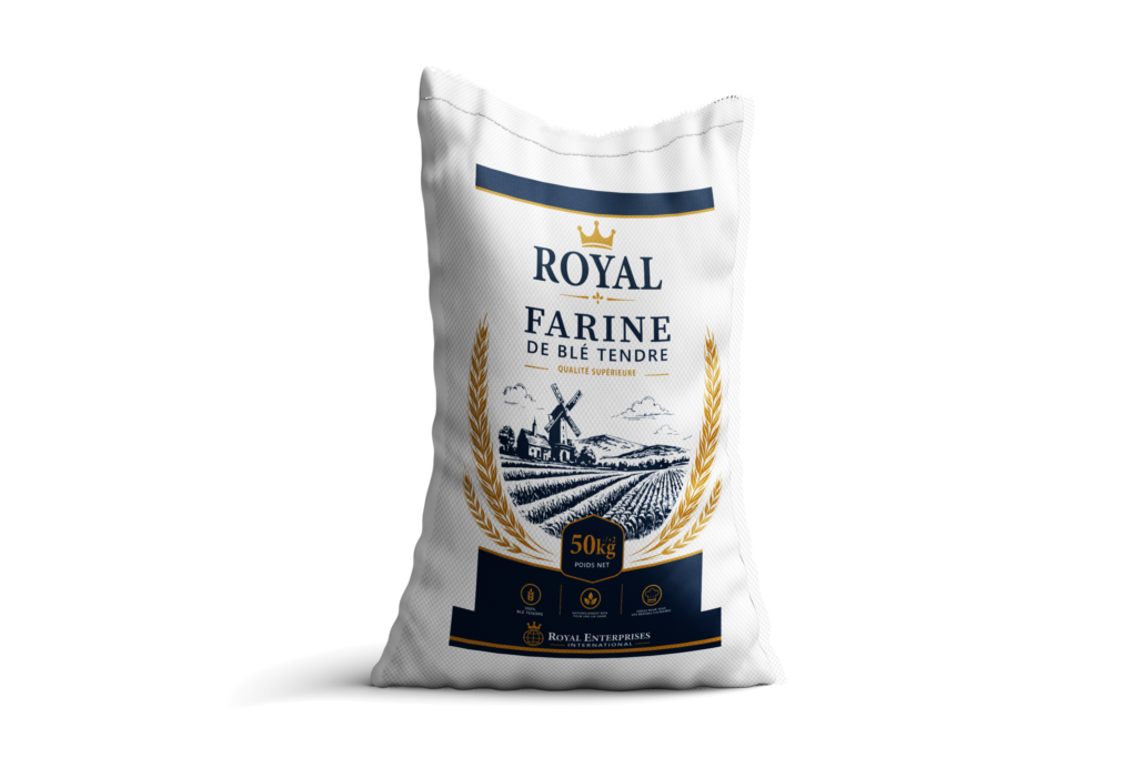 Royal 50kg Egyptian Wheat Flour Sack ISO 9001 Certified Pure Baking Flour Egypt Factory Pure Wheat Flour Baking ISO Certified Ready to Ship Fast Delivery Private Label OEM ODM Customizable Packaging Fine Grain Pure Wheat Flour Processing Ingredients Egyptian Dry Flour High Quality Bulk Supply Exporter Reliable Vendor Premium Egyptian Flour Material Direct