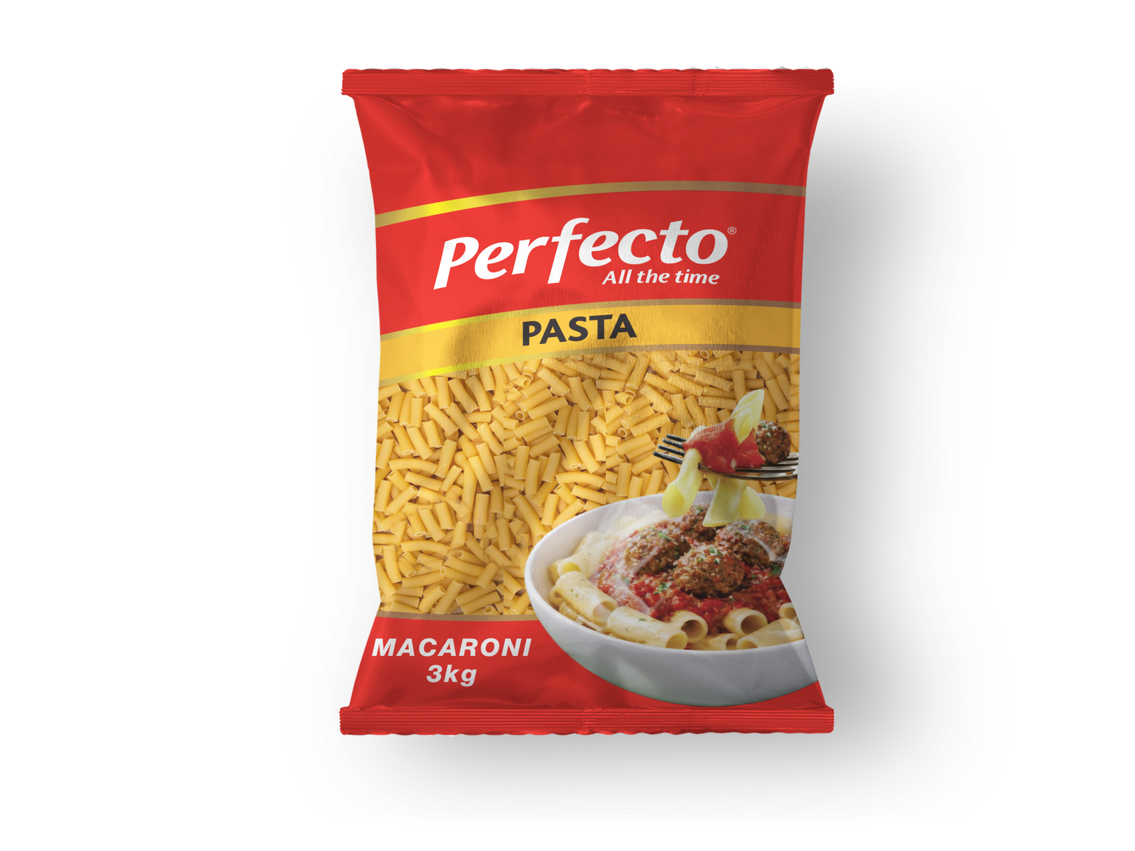Perfecto Macaroni 3kg | HALAL ISO 9001 Short Cut Pasta