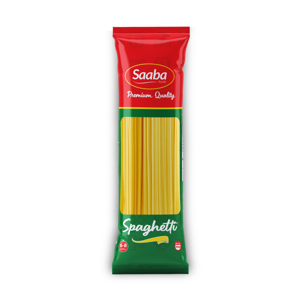 SAABA Spaghetti 400g Retail Packets | Fast 6-8 Min Cook Time